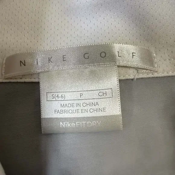 Nike Golf Women's Fit Dry Short Sleeve Performance Polo Shirt White/Grey S - Picture 3 of 6